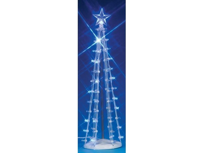 Lemax Lighted Silhouette Tree (Blue) Large